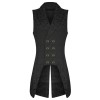 Pentagramme Governor Men Black Waistcoat 